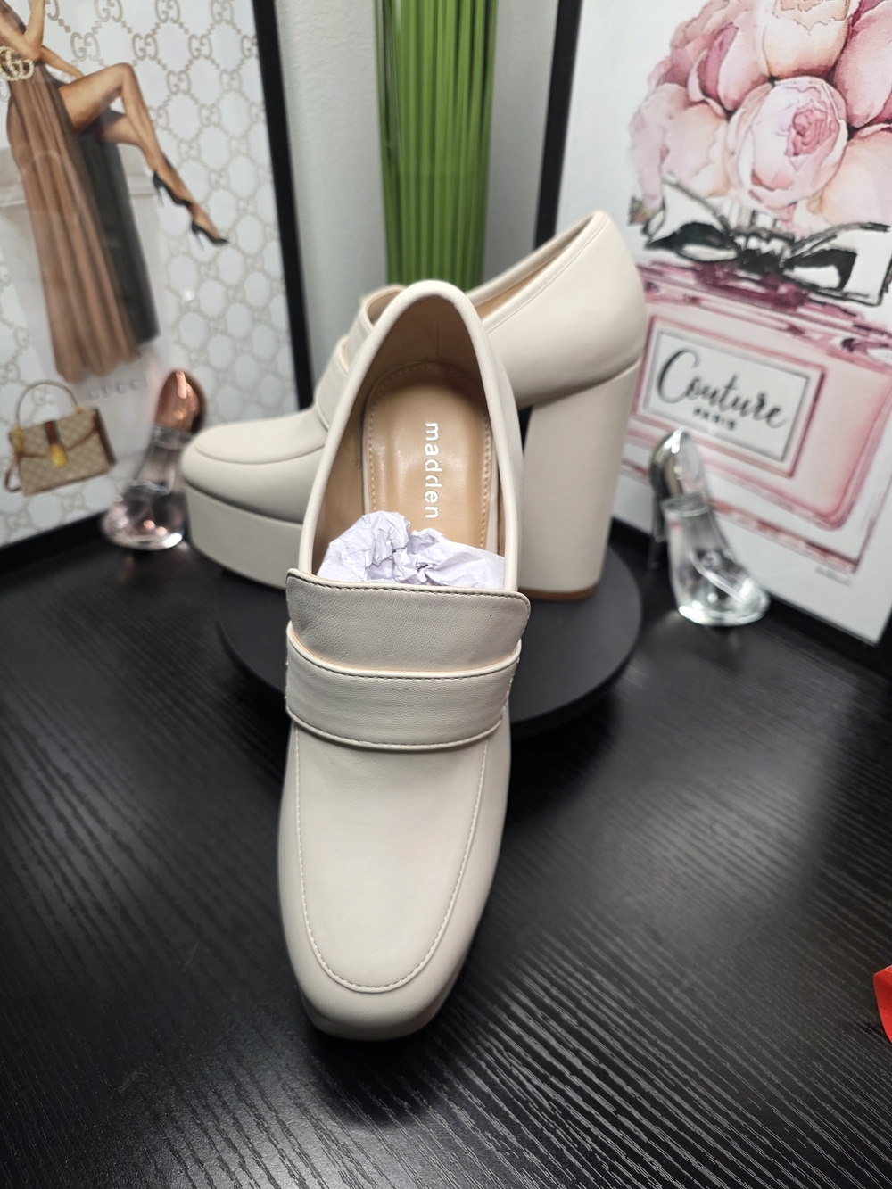 Madden Girl Platform Loafer Pumps